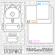 A2 A3 A4 Produit Taille Product Size THUMB - FROGandTOAD Créations